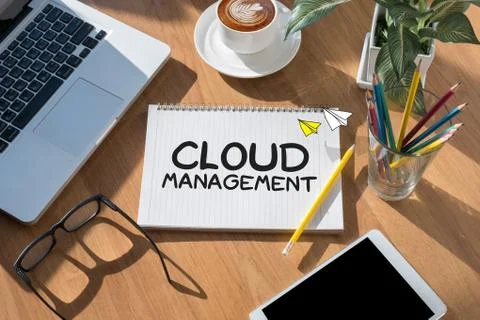 CLOUD MANAGEMENT Stockfoto's