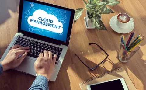 CLOUD MANAGEMENT Stockfoto's