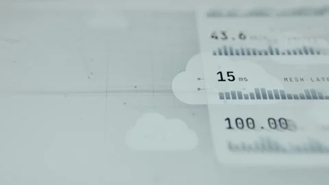 Cloud Mesh Performance - Portrait Technology View Stock Footage 336407436