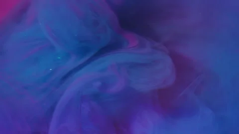 Cloud mix blur dye flow paint smoke neon blend Stock Footage 328066871