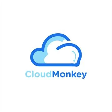 Cloud Monkey Stock Illustration
