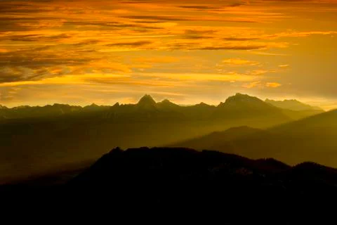 Cloud mood sunset clouds sky sunny cloudy view Foto stock