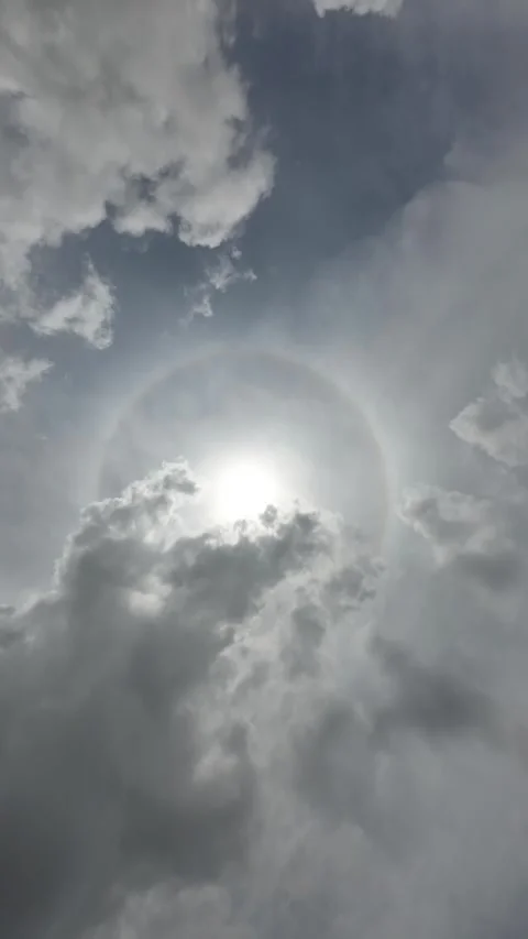 Cloud Motion Dark Gray Cloudy Rainy Sky Vertical Timelapse Stock Footage 281500934