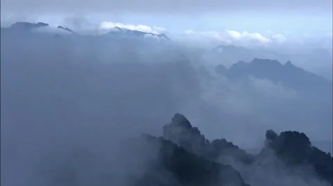 In the cloud mountain Stock-Footage 58366133