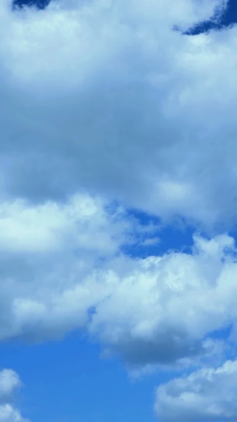 Cloud movement in the sky Stock Footage 128854221