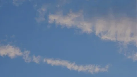 Cloud movement under the blue sky Stock Footage 101750262