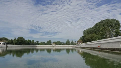 Cloud moving across the pond 스톡 동영상 41678396