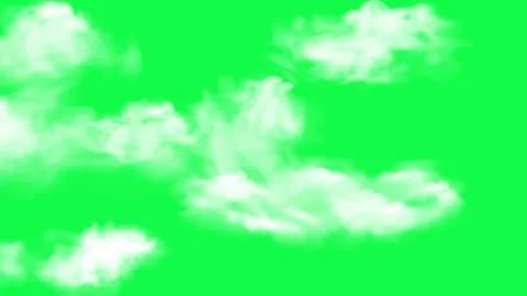 Cloud moving on green screen stock video. Stock Footage 316701507