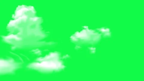 Cloud moving on green screen stock video. Stock Footage 316701817