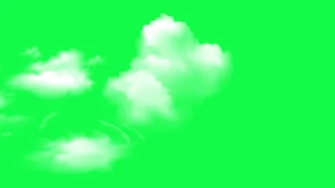 Cloud moving on green screen stock video. Stock Footage 316701819