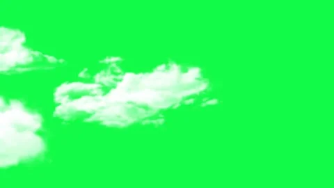 Cloud moving on green screen stock video. Stock Footage 316701931