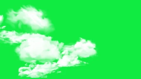 Cloud moving on green screen stock video. Stock Footage 316702214
