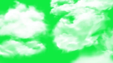 Cloud moving on green screen stock video. Stock Footage 316702229