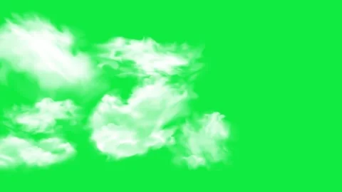 Cloud moving on green screen stock video. Stock Footage 316702240