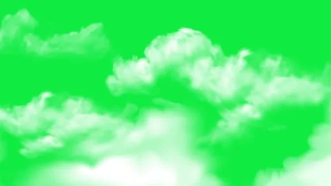 Cloud moving on green screen stock video. Stock Footage 316702367