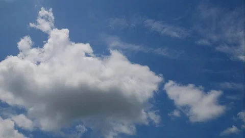 Cloud moving look a like smoking in timelapse seen Stock Footage 78773330