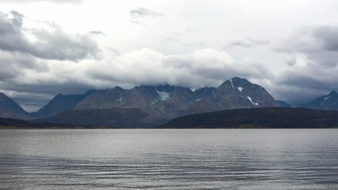 Cloud moving over mountain timelapse, beautiful nature landscape Stock Footage 116796023