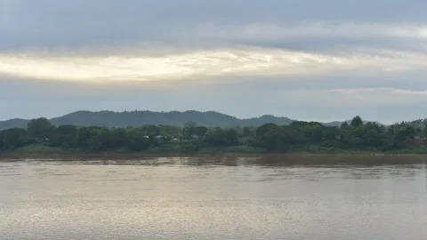 Cloud moving with sunset. Stock Footage 135241020