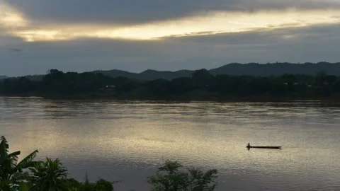 Cloud moving with sunset. Stock Footage 135241021