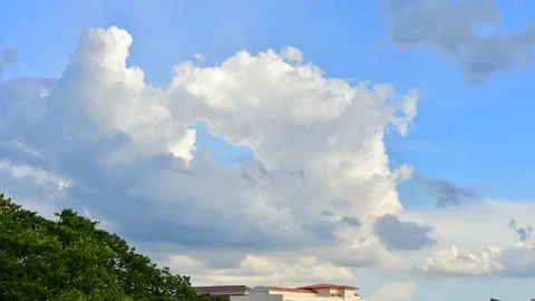 Cloud moving with sunset. Stock Footage 135242485