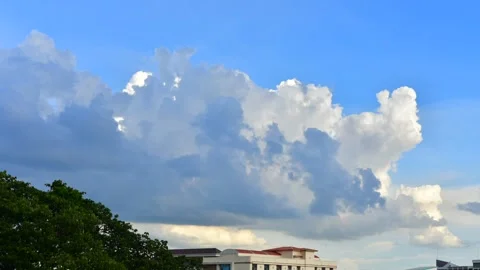 Cloud moving with sunset. Stock Footage 135242726
