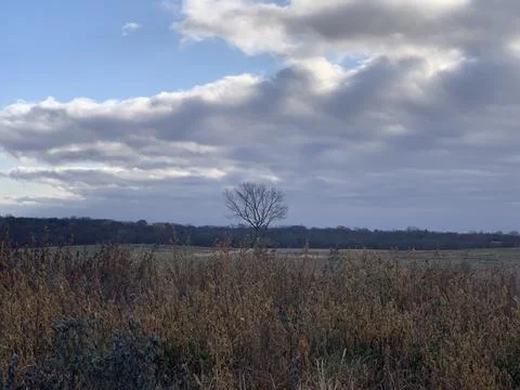 Cloud moving through the area Stock Photos