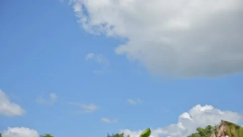 Cloud moving in time-lapse footage Stock Footage 218222279