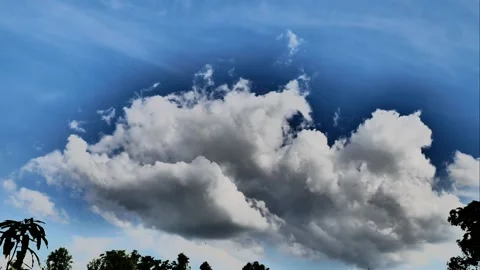 Cloud moving in time-lapse seen. Stock Footage 132339383