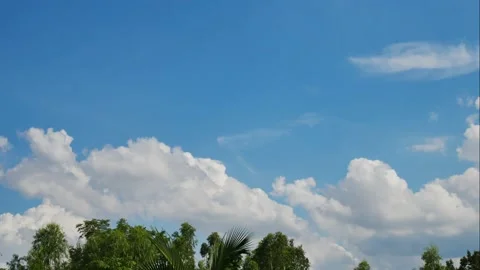 Cloud moving in time-lapse seen. Stock Footage 132339402