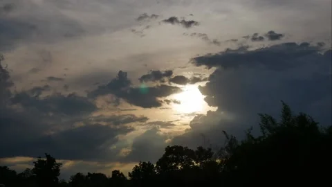 Cloud moving in time lapse seen. Stock Footage 132367867