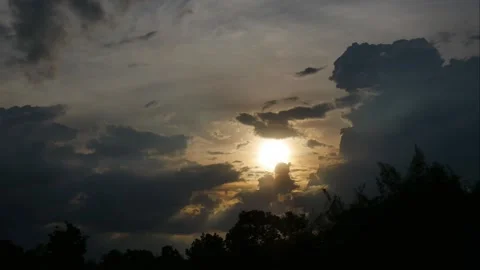 Cloud moving in time lapse seen. Stock Footage 132367879
