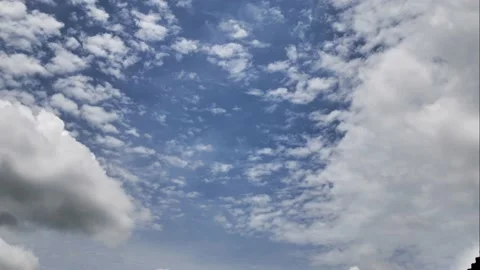 Cloud moving in time lapse seen. Stock Footage 132367907