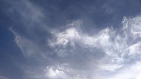 Cloud moving timelapse Stock Footage