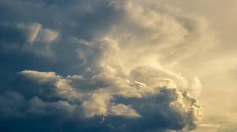 Cloud Moving Timelapse Sky Over Palm Beach County Florida Видео 42788456