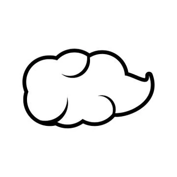 Cloud natural isolated icon イラスト素材