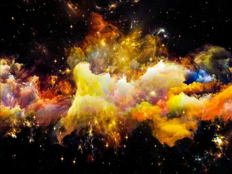 Cloud Nebula Illustrazione stock