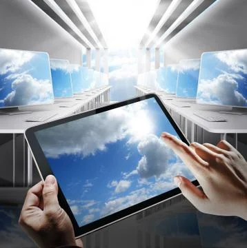 Cloud network concept Stock-Illustration