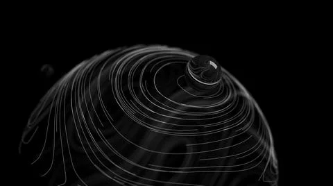 Cloud network dark future technology background. Artificial intelligence line Stock Illustration