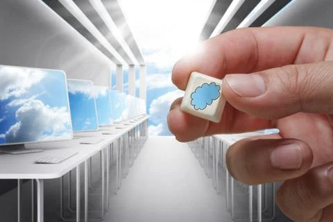 Cloud network Illustrazione stock