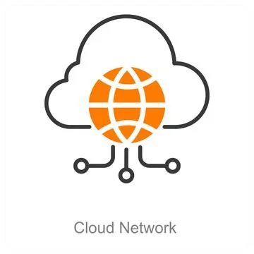 Cloud Network Stock Illustration