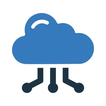 Cloud, network, sharing icon. Simple editable vector design isolated on a w.. Stock Illustration