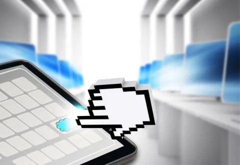 Cloud network sign Stock Illustration