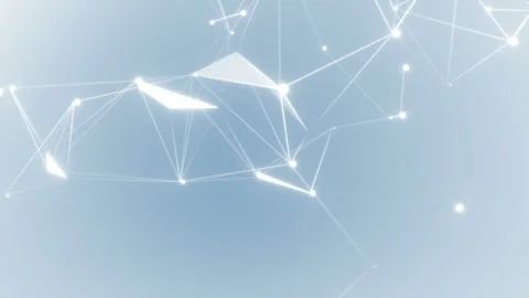 Cloud network.Digital, communication and technology background with lines and Stock Footage 101202917