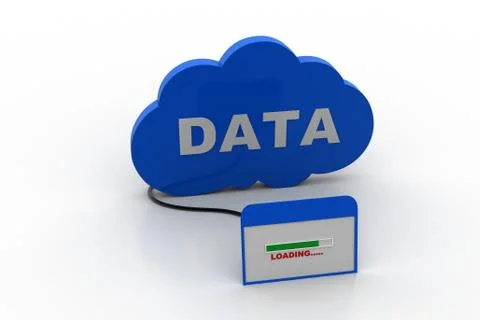 Cloud networking concept Free Stock Illustration