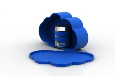 Cloud networking concept Free Stock Illustration