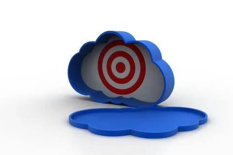 Cloud networking concept Free Stock Illustration