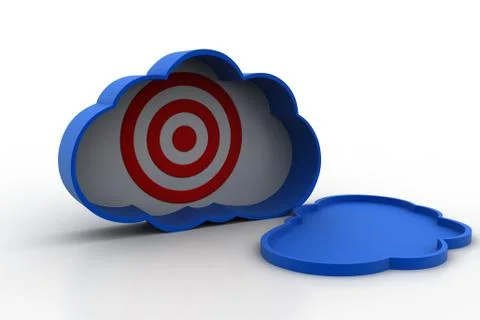 Cloud networking concept Free Stock Illustration