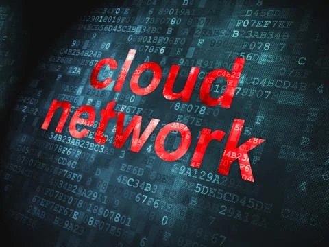 Cloud Networking Stock Illustration