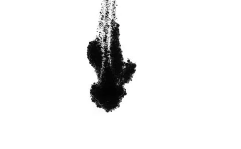 Cloud of oil bubbles 스톡 사진