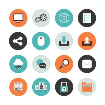 Cloud outline icon Illustrazione stock